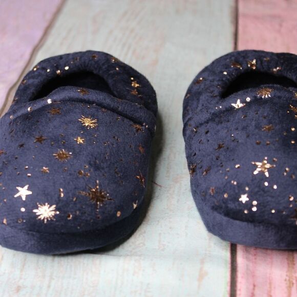 Toddler's OUTER SPACE Memory Foam Slippers - Picture 3 of 4